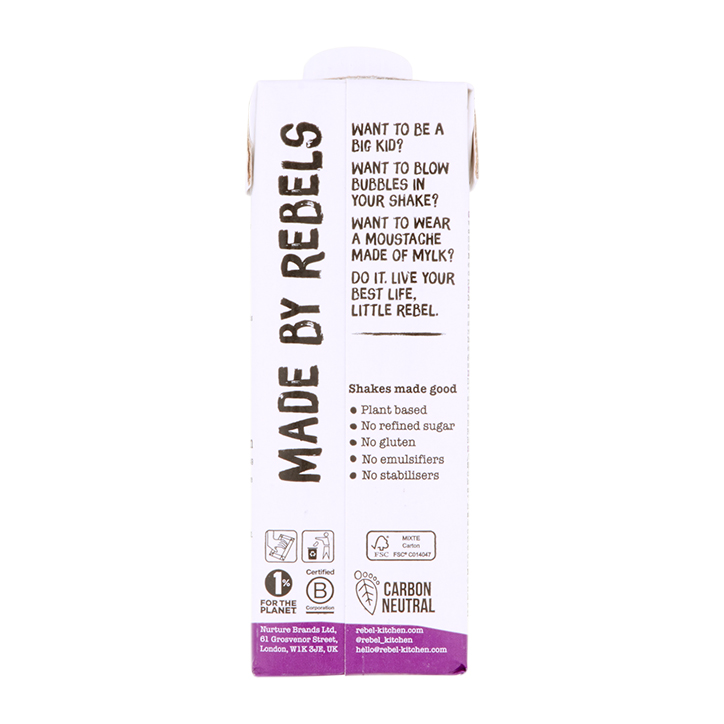 Rebel Kitchen Organic Mylk Shake Chocolate 250ml image 2