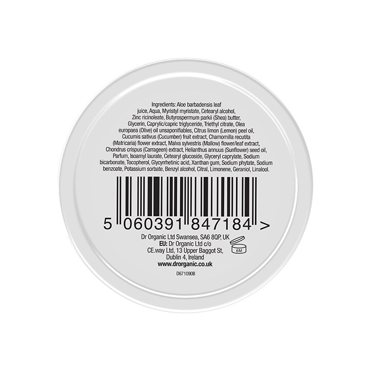 Dr Organic Cream Deodorant Aloe and Cucumber 50ml image 3