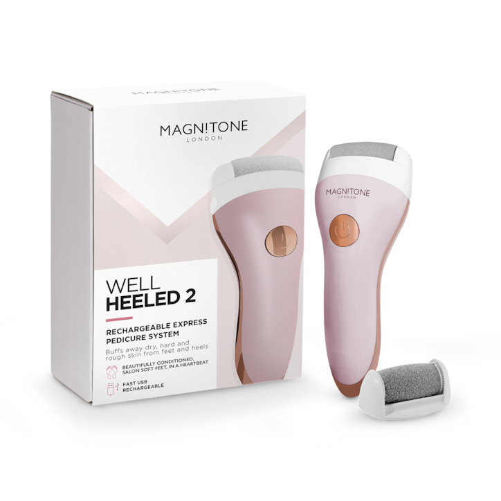 Magnitone Well Heeled 2 Rechargeable Express Pedicure System - Pink