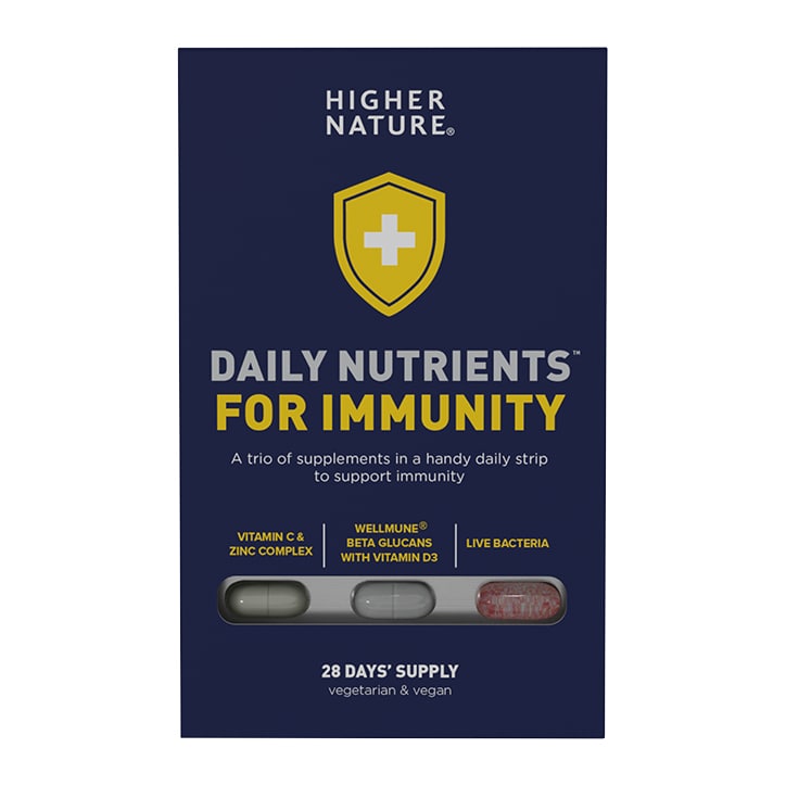 Higher Nature Daily Nutrients for Immunity 84 Capsules-1