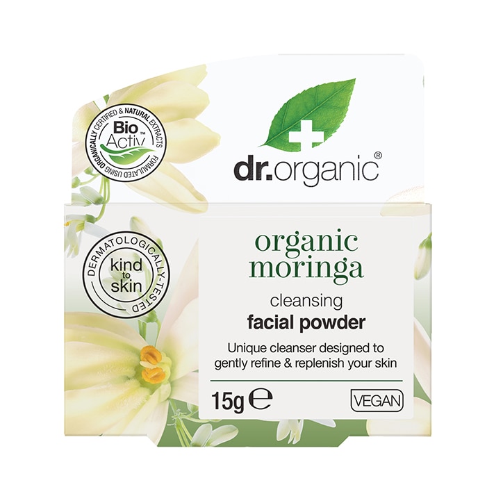 Dr Organic Moringa Facial Cleansing Powder 15g image 2