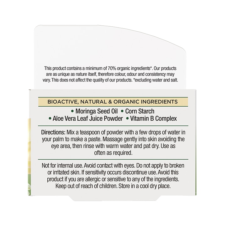 Dr Organic Moringa Facial Cleansing Powder 15g image 3