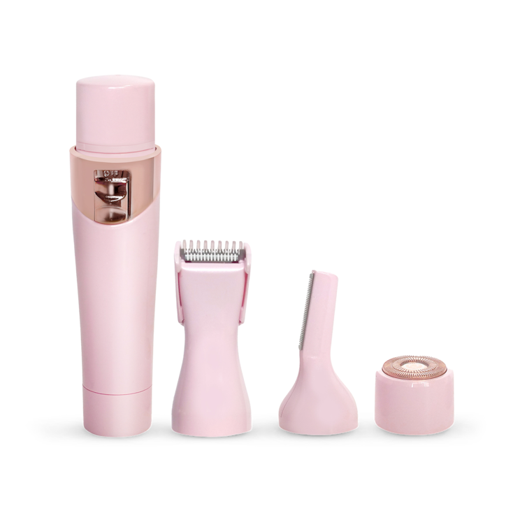 Magnitone FuzzOff 3-in-1 Rechargeable Precision Hair Trimmer - Pink image 2