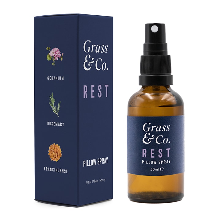 Grass & Co. REST Pillow Spray with Geranium, Rosemary & Frankincense 60ml