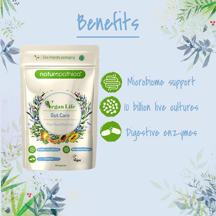 Naturopathica Vegan Life Gut Care 30 Capsules image 3