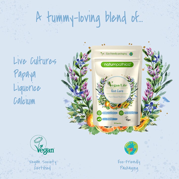 Naturopathica Vegan Life Gut Care 30 Capsules image 4
