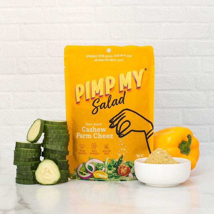 Pimp My Salad Cashew Parm Cheez Recyclable Value Pack 150g image 3