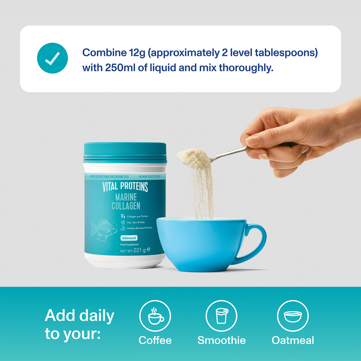 Vital Proteins Marine Collagen Unflavoured Powder 221g image 5