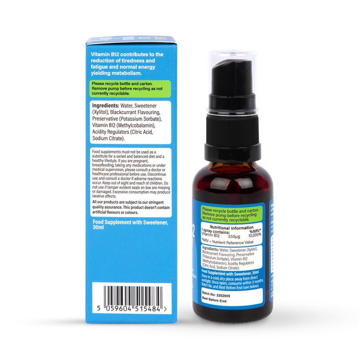 Holland & Barrett B12 250ug 30ml Spray image 3
