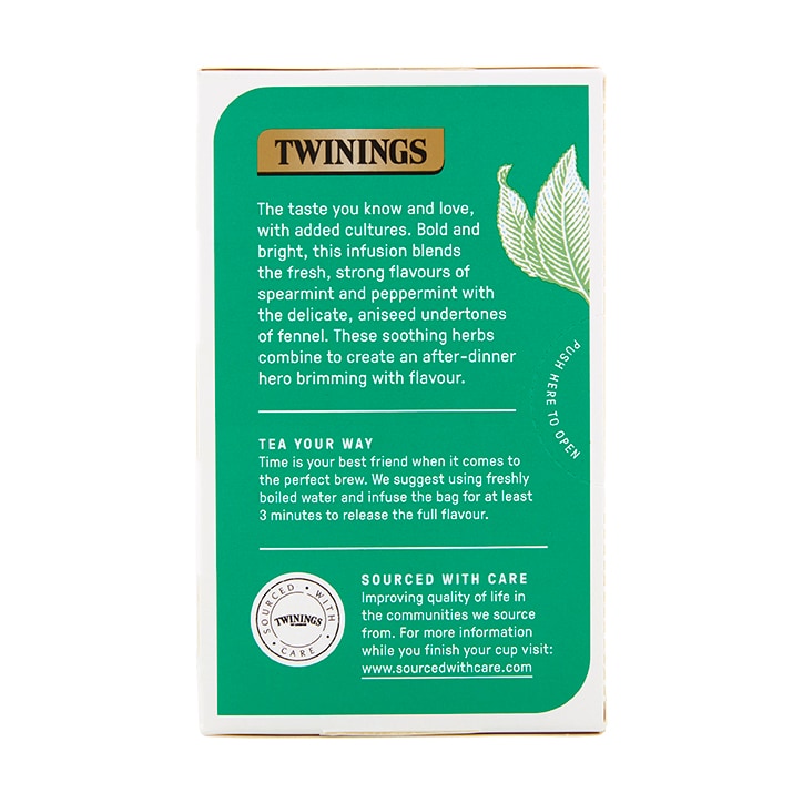 Twinings Bioblends Peppermint, Fennel & Spearmint 18 Tea Bags image 3