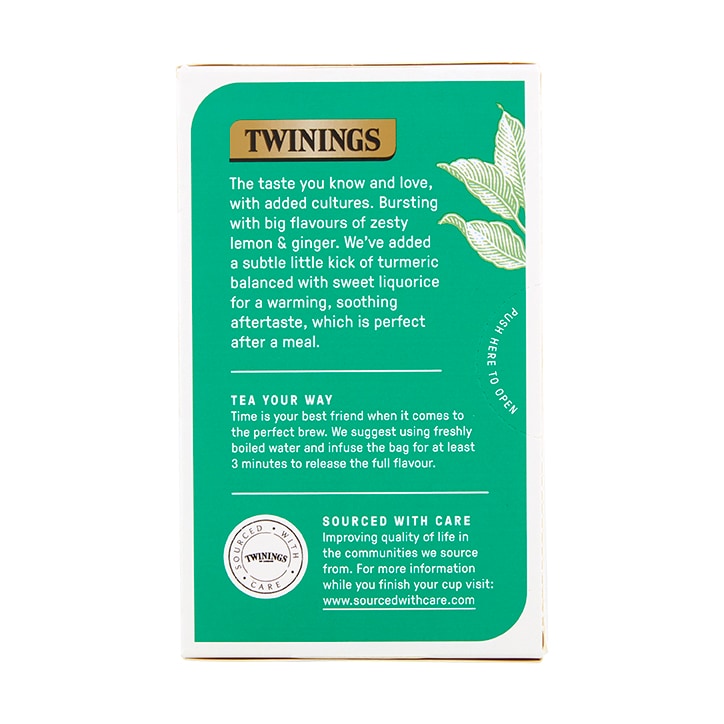 Twinings Bioblends Lemon, Ginger & Turmeric 18 Tea Bags image 3