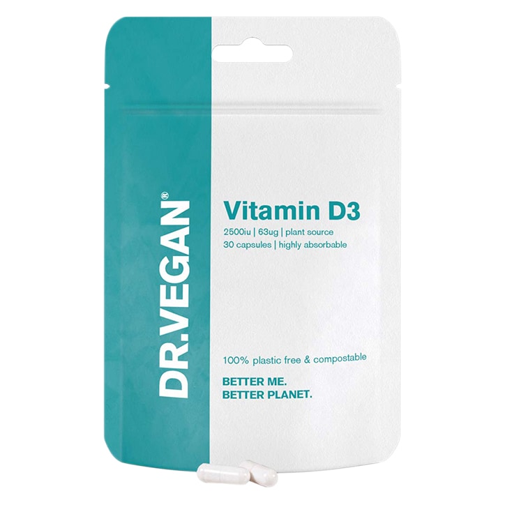 DR.VEGAN Vitamin D3 2500iu 30 Capsules-1