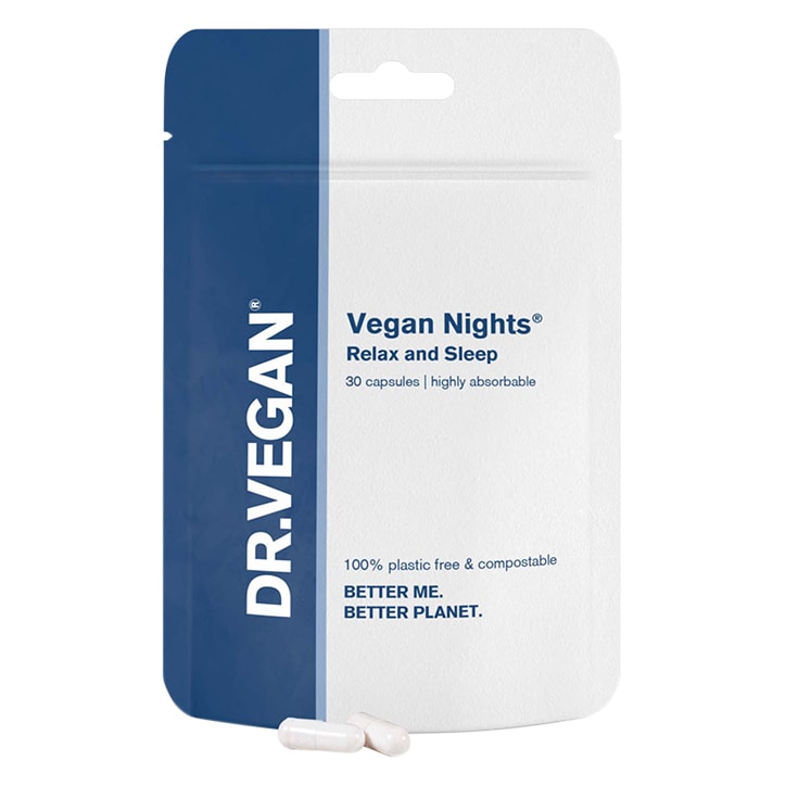 DR.VEGAN Vegan Nights Relax & Sleep 30 Capsules image 1
