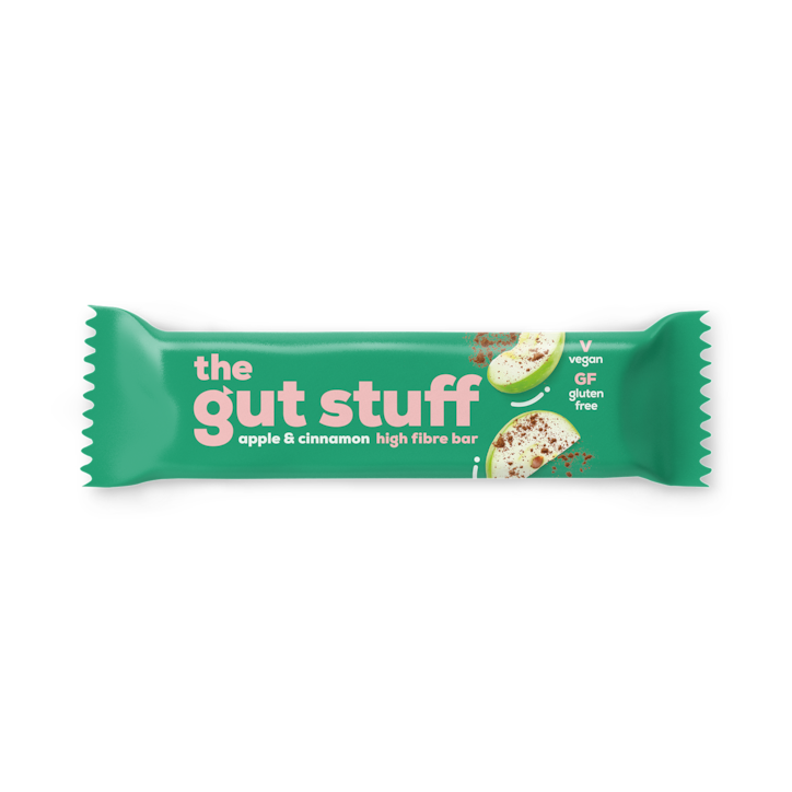 The Gut Stuff Good Fibrations Apple & Cinnamon Snack Bar 35g image 1