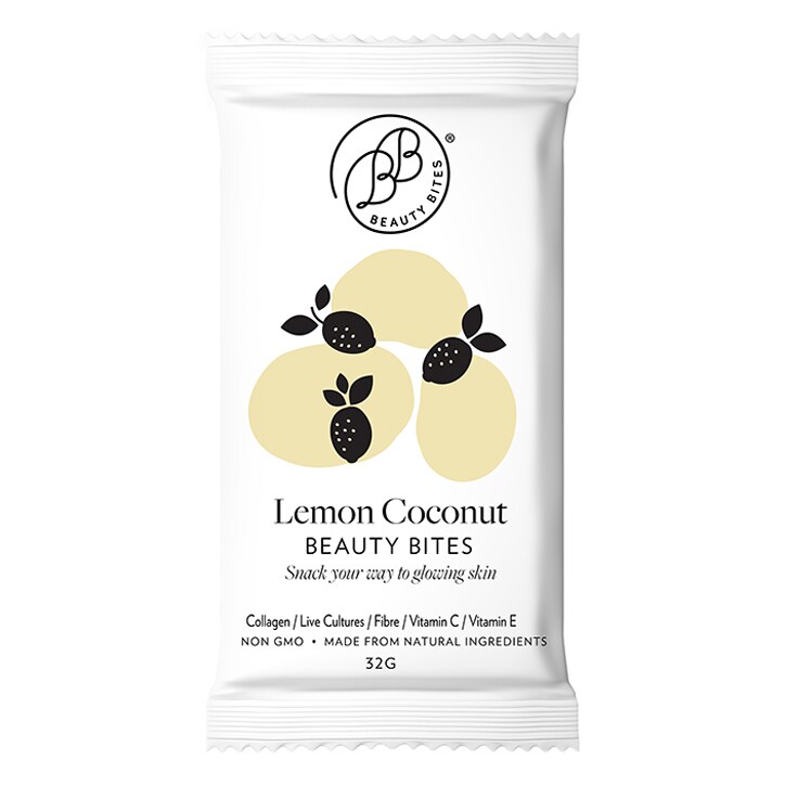 Krumbled Foods Beauty Bites Lemon Coconut Flavour 7 x 32g image 2