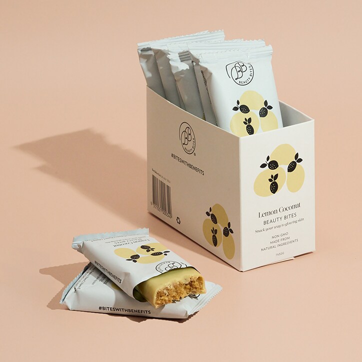 Krumbled Foods Beauty Bites Lemon Coconut Flavour 7 x 32g image 5