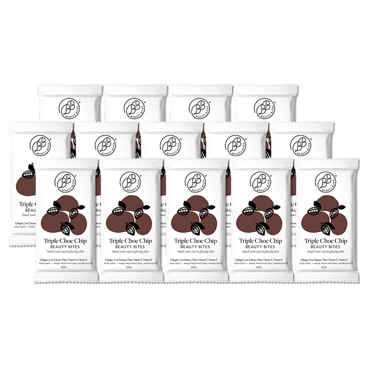 Krumbled Foods Beauty Bites Triple Chocolate Chip Brownie Flavour 14 x 32g