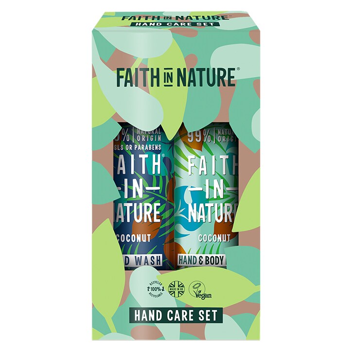 Faith in Nature Coconut Hand & Body Gift Set 2 x 400ml-1