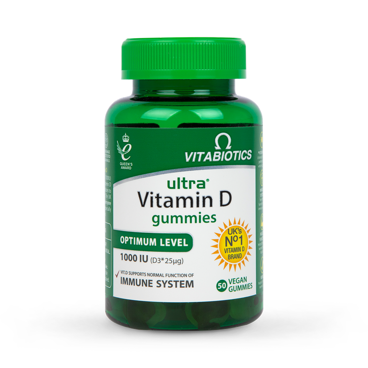 Vitabiotics Ultra Vitamin D3 1000iu Vegan 50 Gummies image 1