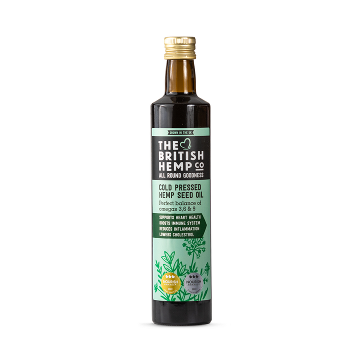 The British Hemp Co Cold Pressed Hemp Seed Oil 500ml