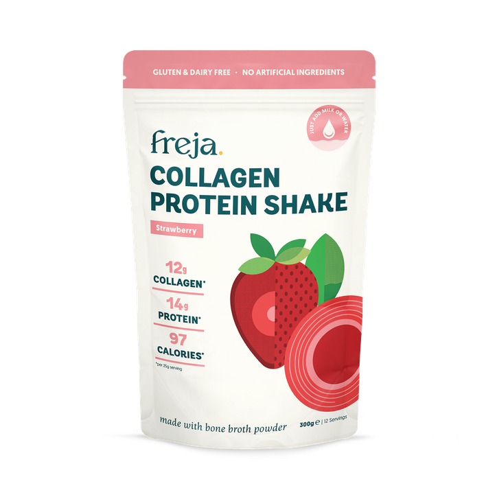 Freja Collagen Protein Shake Strawberry 300g
