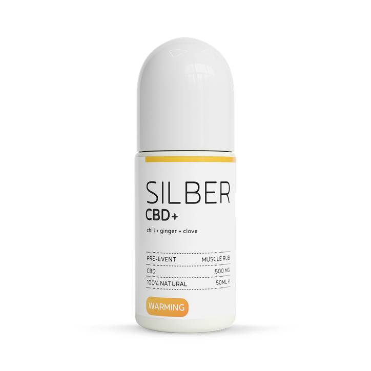 Silber CBD+ Pre-Event Warming Muscle Rub 50ml