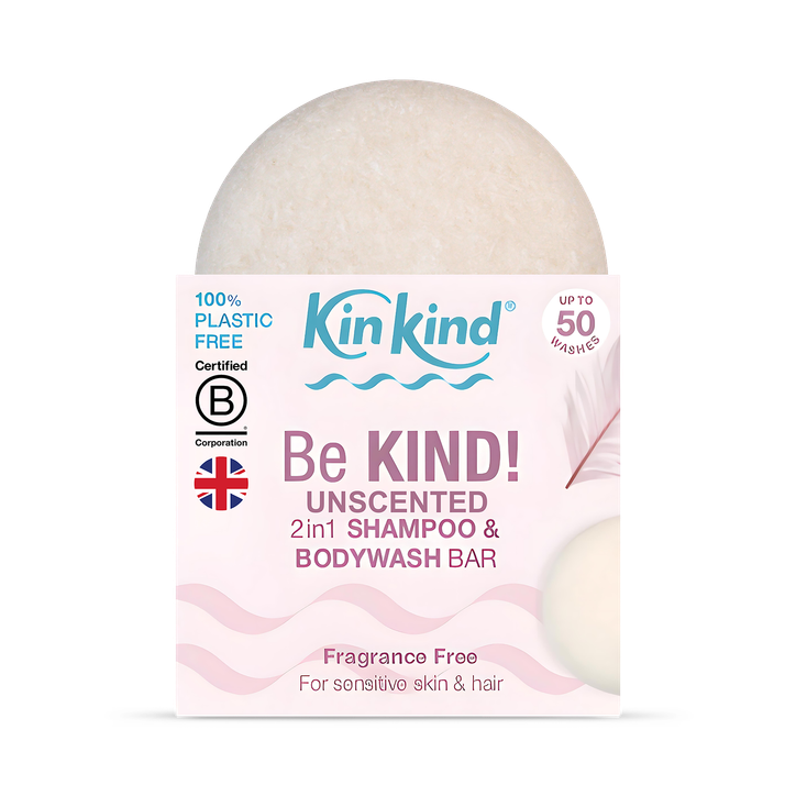 Be KIND! Fragrance Free 2in1 Shampoo & BodyWash Bar 50g