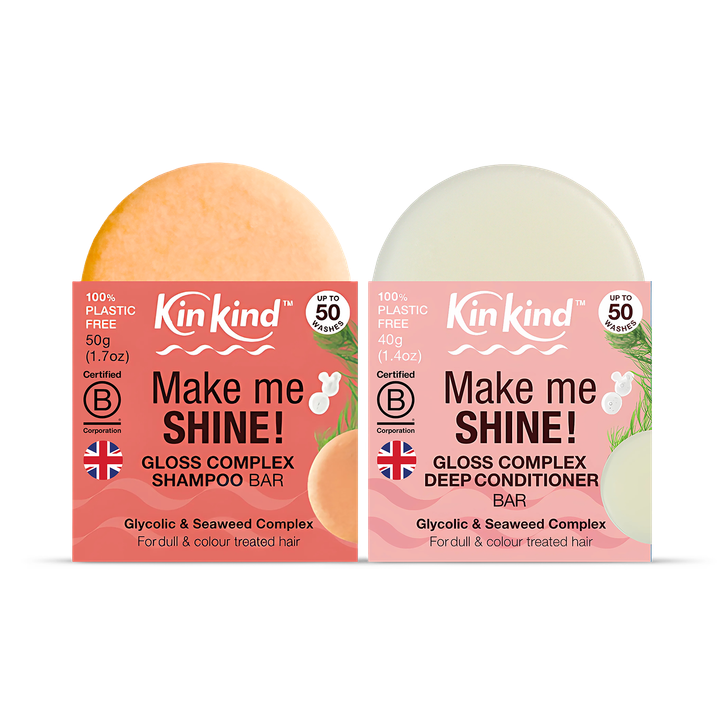 Make me SHINE! Gloss Complex Shampoo and Conditioner Bar Set 90g