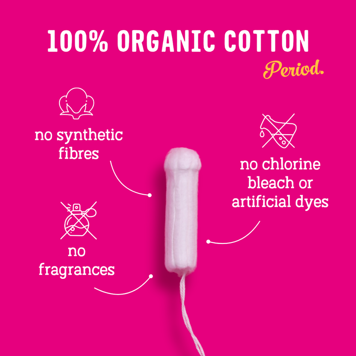Flo Organic Eco-applicator Tampons (Regular & Super 14 pack) image 2