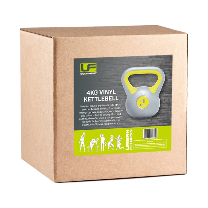 Urban Fitness Vinyl Kettlebell 4KG image 2