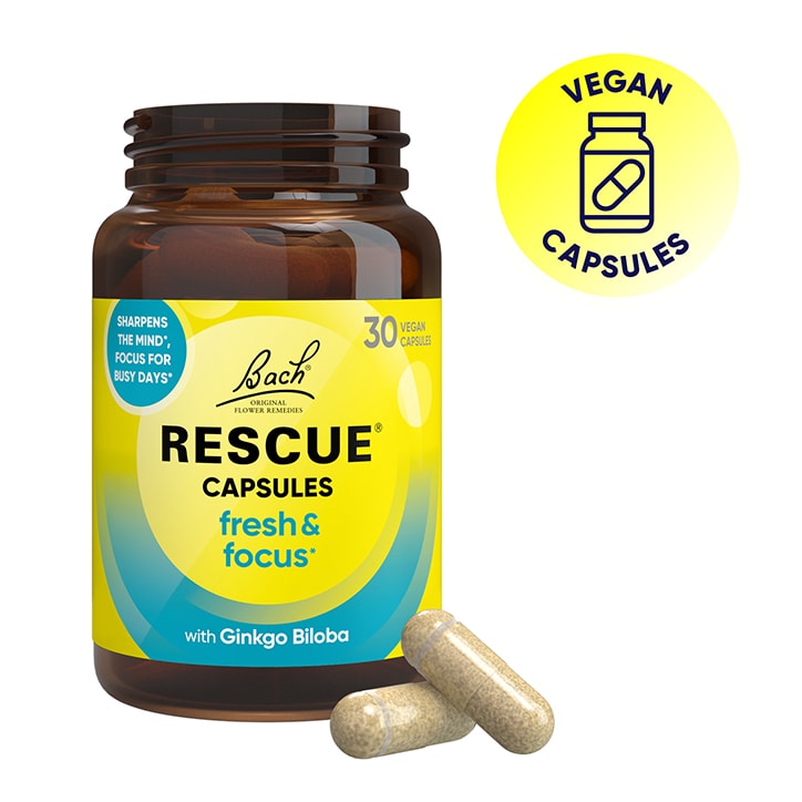 Bach RESCUE Fresh & Focus 30 Capsules image 2