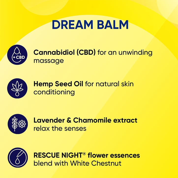 Bach RESCUE Dream Balm with 100mg CBD 50ml image 4