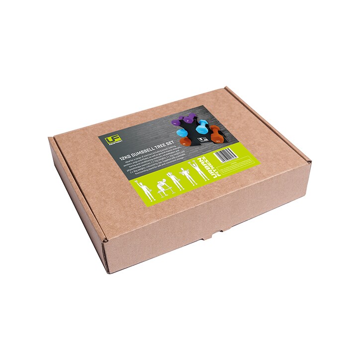 Urban Fitness 12Kg Dumbbell Tree Set image 2