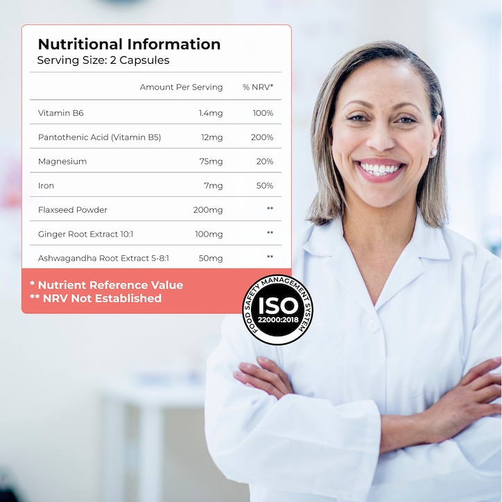 Health & Her Premenstrual Multi Nutrient Supplement 60 Capsules image 3