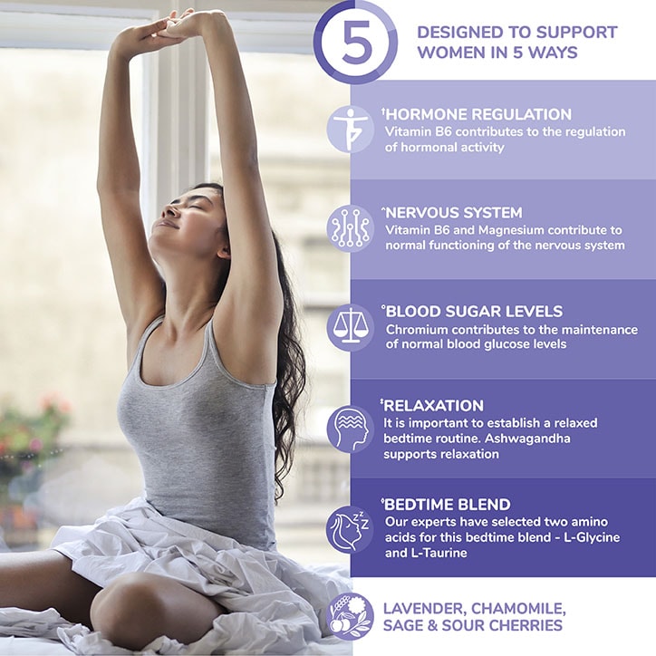 Health & Her Sleep+ Multi Nutrient Supplement 30 Capsules-2