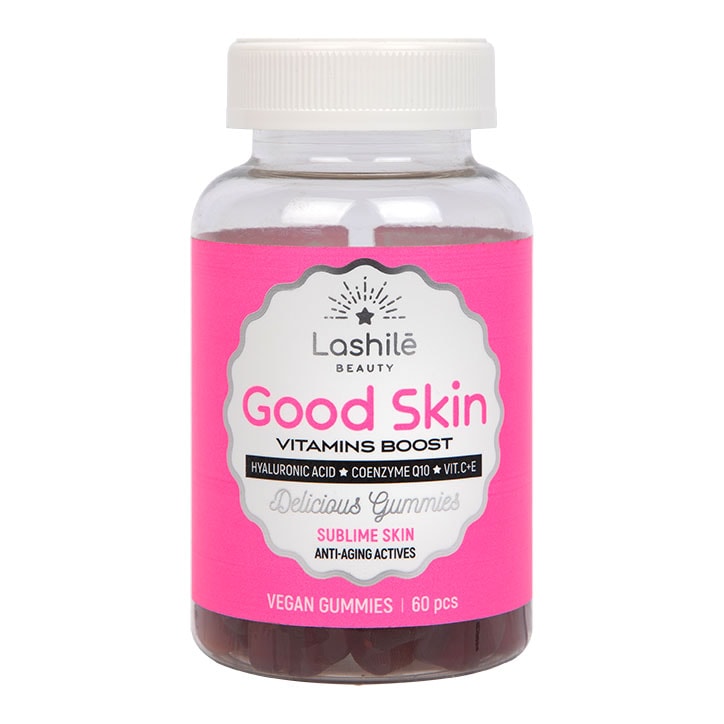 Lashilé Beauty Lash Good Skin 60 Strawberry Candy Gummies-1