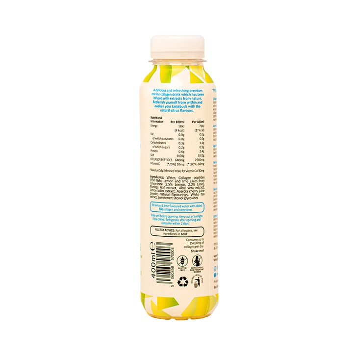 FYX Collagen Water Beauty Lemon & Lime 400ml image 2