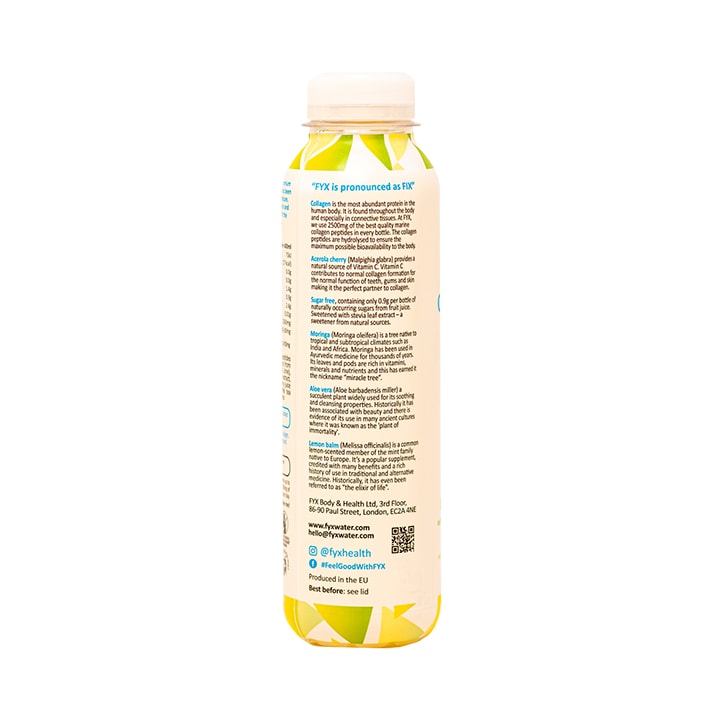 FYX Collagen Water Beauty Lemon & Lime 400ml image 3