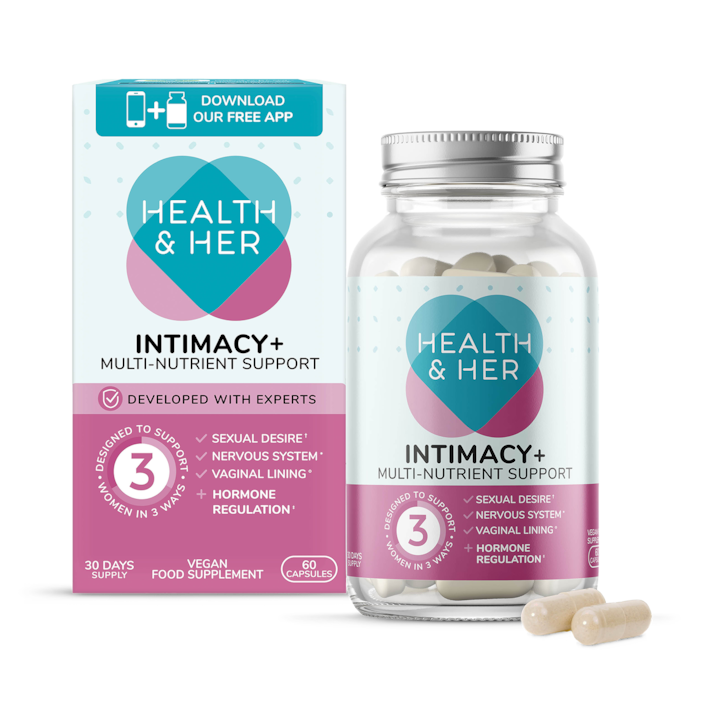 Health & Her Intimacy+ Multi Nutrient Supplement Capsules - 60 Capsules