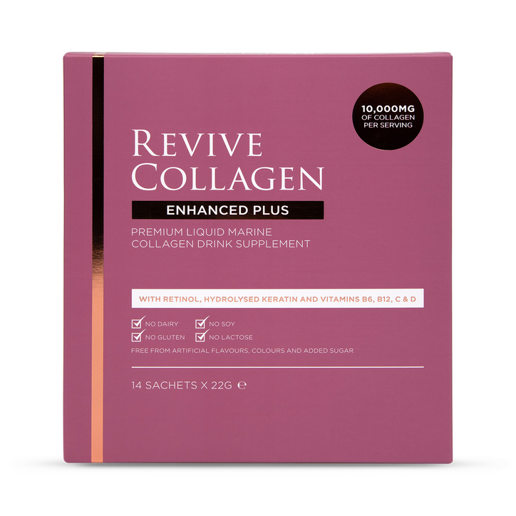 Revive Collagen Enhanced Plus Premium Liquid Marine Collagen Drink 10,000mgs 14 Sachets image 1