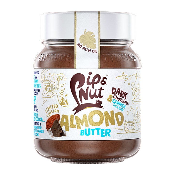 Pip & Nut Dark Chocolate Sea Salt Limited Edition Almond Butter 170g