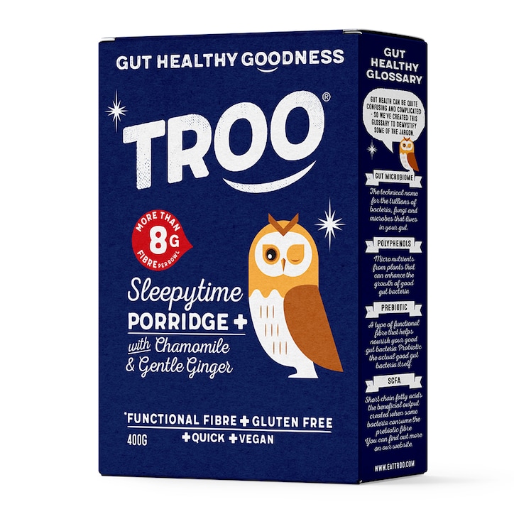 Troo Quick Porridge+ Sleepytime Chamomile & Ginger 400g image 1
