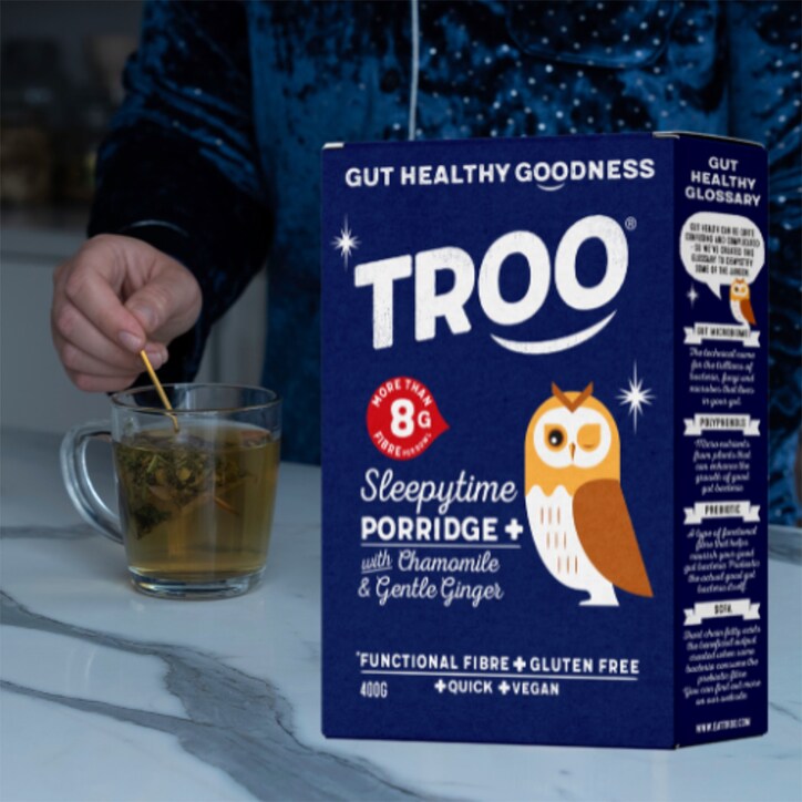 Troo Quick Porridge+ Sleepytime Chamomile & Ginger 400g image 4