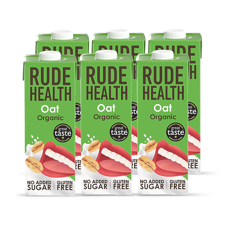 Rude Health Organic Oat M*lk 6x 1L image 1