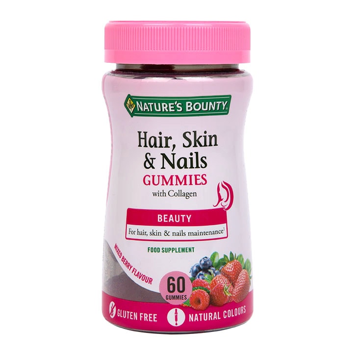 Nature's Bounty® Hair, Skin and Nails Gummies with Biotin - Pack of 60|  Holland & Barrett