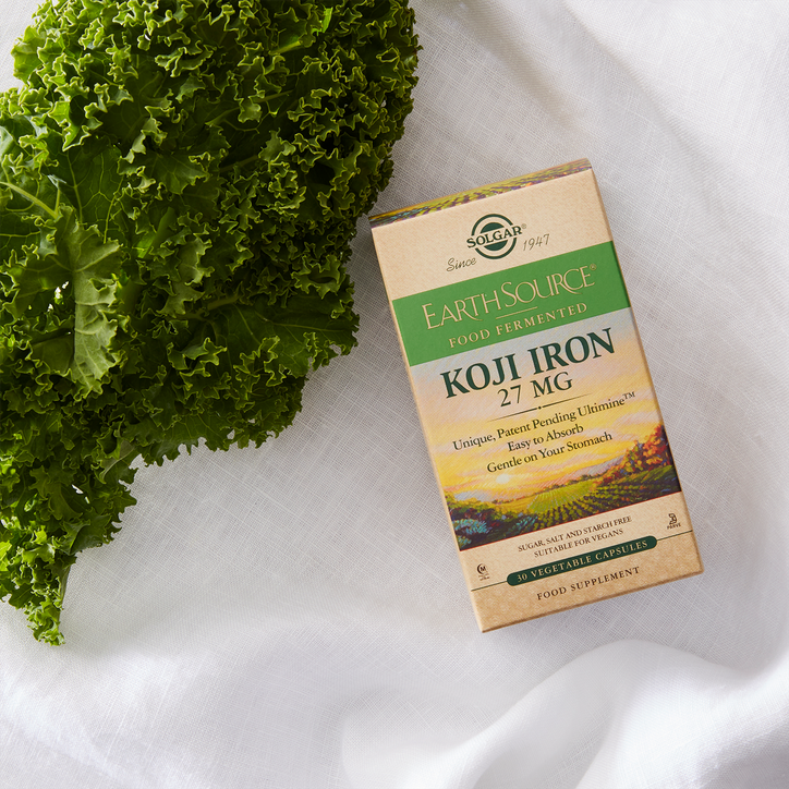 Solgar Earth Source Food Fermented Koji Iron 30 Capsules image 4