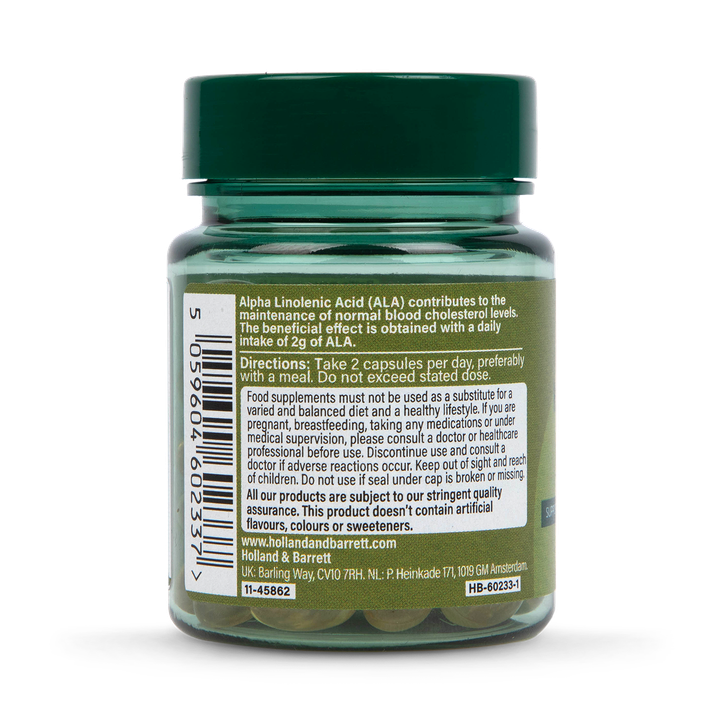Holland & Barrett Hemp Seed Oil 60 Capsules image 4