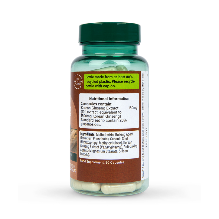 Holland & Barrett Korean Ginseng 90 Capsules image 3