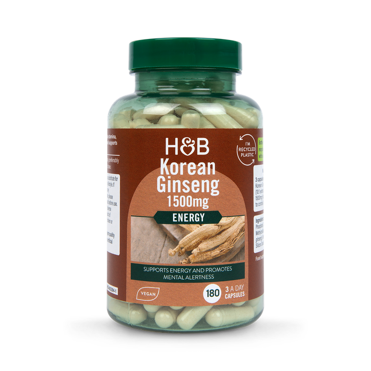 Holland & Barrett Korean Ginseng 180 Capsules image 1