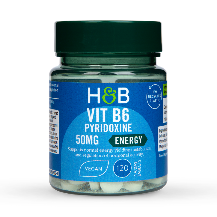 Holland & Barrett Vitamin B6 + Pyridoxine 50mg 120 Tablets